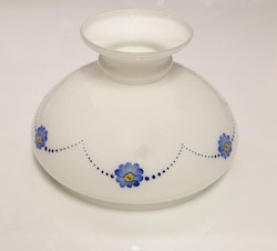 Vesta kupa vit/blåa blommor Ø155mm 395:-