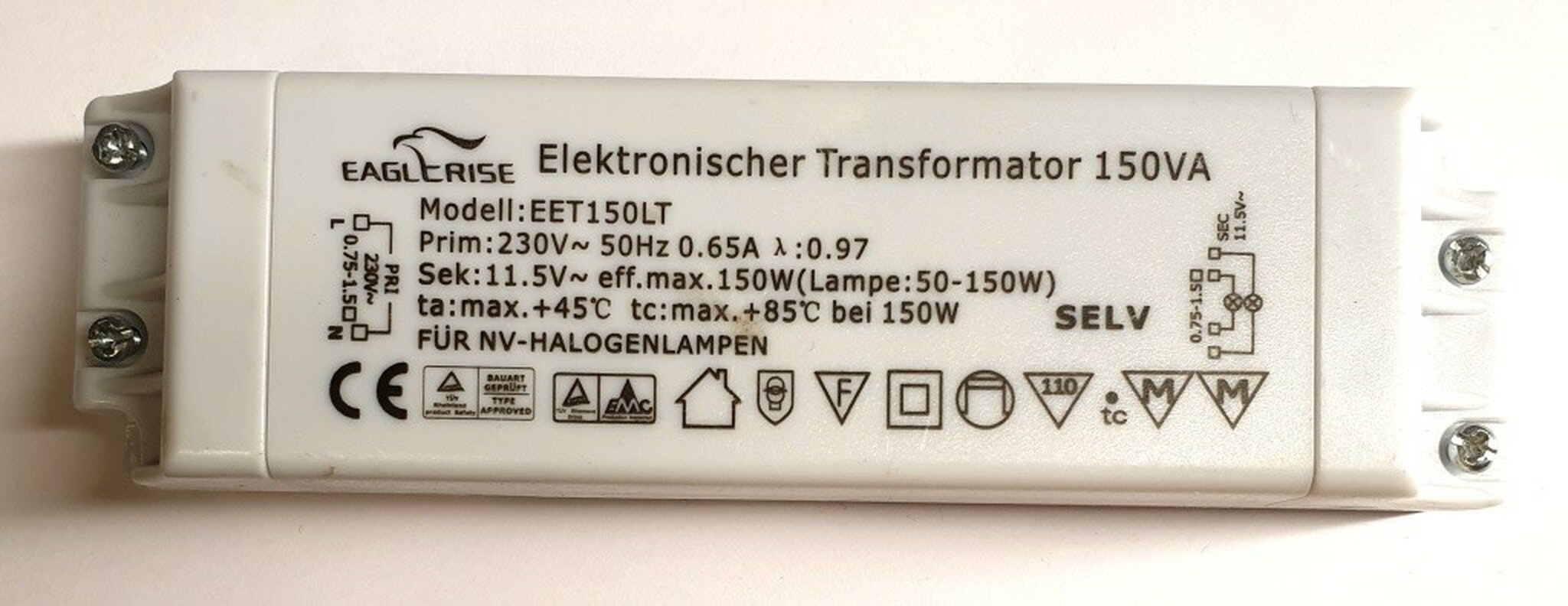 Transformator EET150LT   Kustboden.se