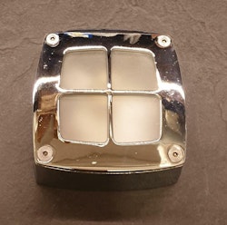 Vägg/taklampa 121C Krom