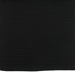 Pontus en svart gångmatta i 100% bomull från Svanefors i mått 70 x 240 cm.