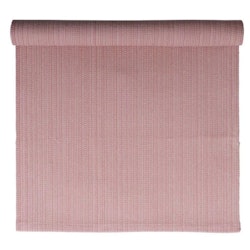 Flimm en bomullslöpare med ett diskret randigt mönster. Färg: Rosa. Mått: 35 x 90 cm.