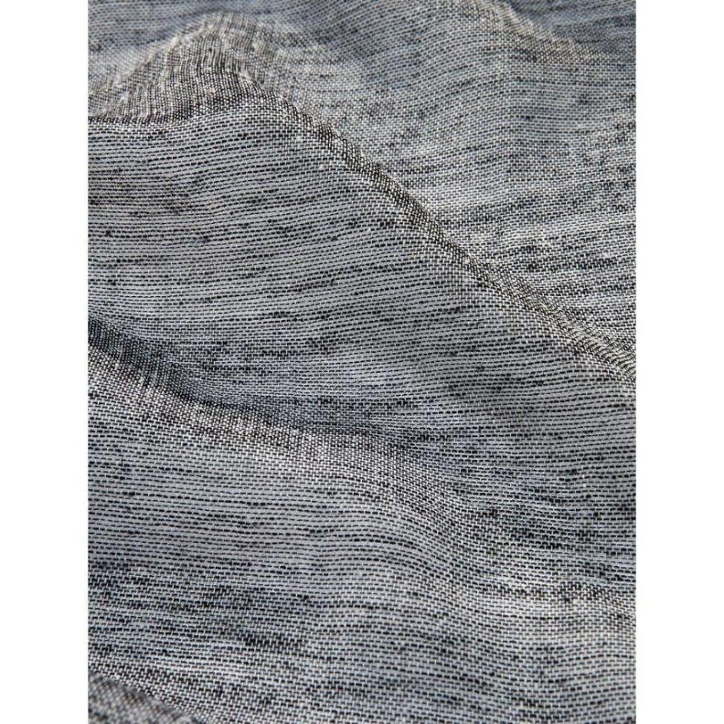 Svanefors Evely ett svart och vitmelerat färdigsydd gardinkappa med öljetter mått 1 x 50 x 250 cm