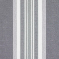 Maria grå en markisväv/uteväv i grått med vita och grå ränder i bredd 130 cm i garnfärgad akryl