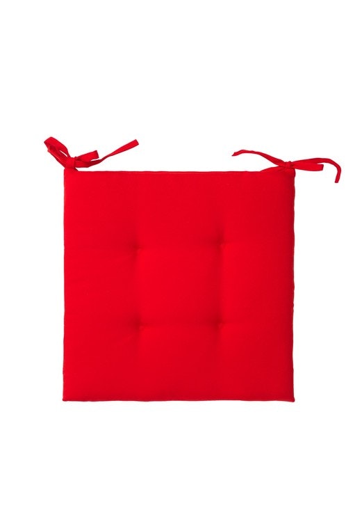 REA. Stolsdyna. Färg: Röd. Mått: 40 x 40 x 2,5 cm. Material: Tyg 100% polyester. Fyllning: 100% polyester.