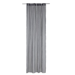 Vistorp ett tunt grått gardinset i polyester med dolda hällor från Noble house.