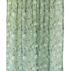 Sorbus är ett skirt gardinset med multiband. Färg: Grön med vita bär.
