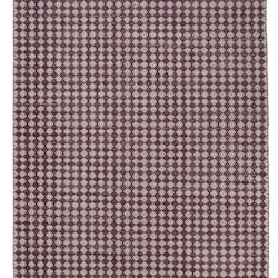 Temmy 70 x 240 cm en snygg bomullmatta med ett skönt mönster. Färg: Vinröd och off-white.