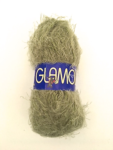 Glamour från Falk garn 50 gr. Färg: Grönt.