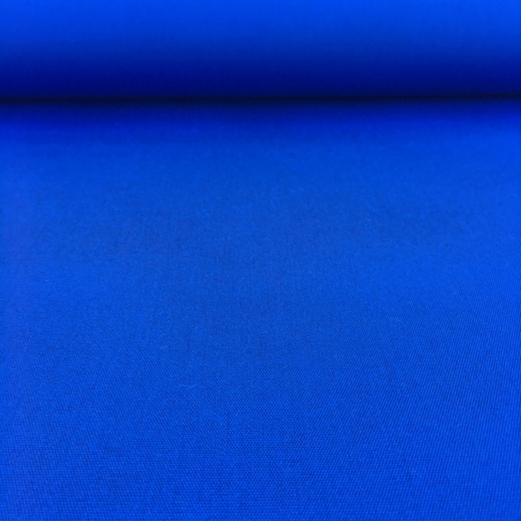 Markisväv/uteväv enfärgad blå. Material 100% Dralon. Bredd 130 cm.
