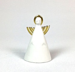 Angelina miniängel 1 från Cult design. Färg: Vit med gulddekor.