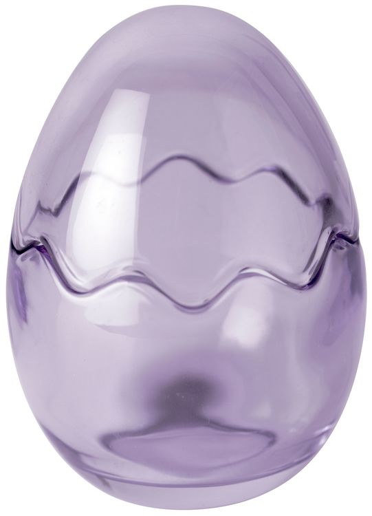 GlasGömma ett påskägg i glas från Cult design. . Färg: Lilac.