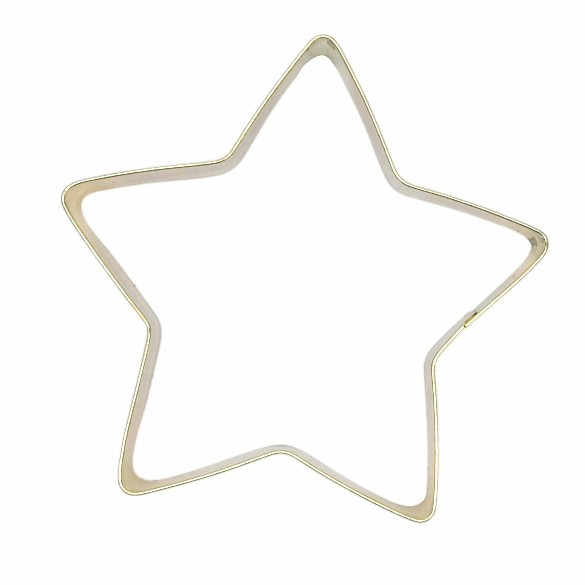Gold Stjärna en pepparkaksmått/form från Modern house. Färg: Guld.