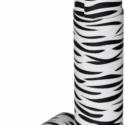 Färgpennor 12 st i olika färger i en zebramönstrad papptub från Hedlundgruppen.