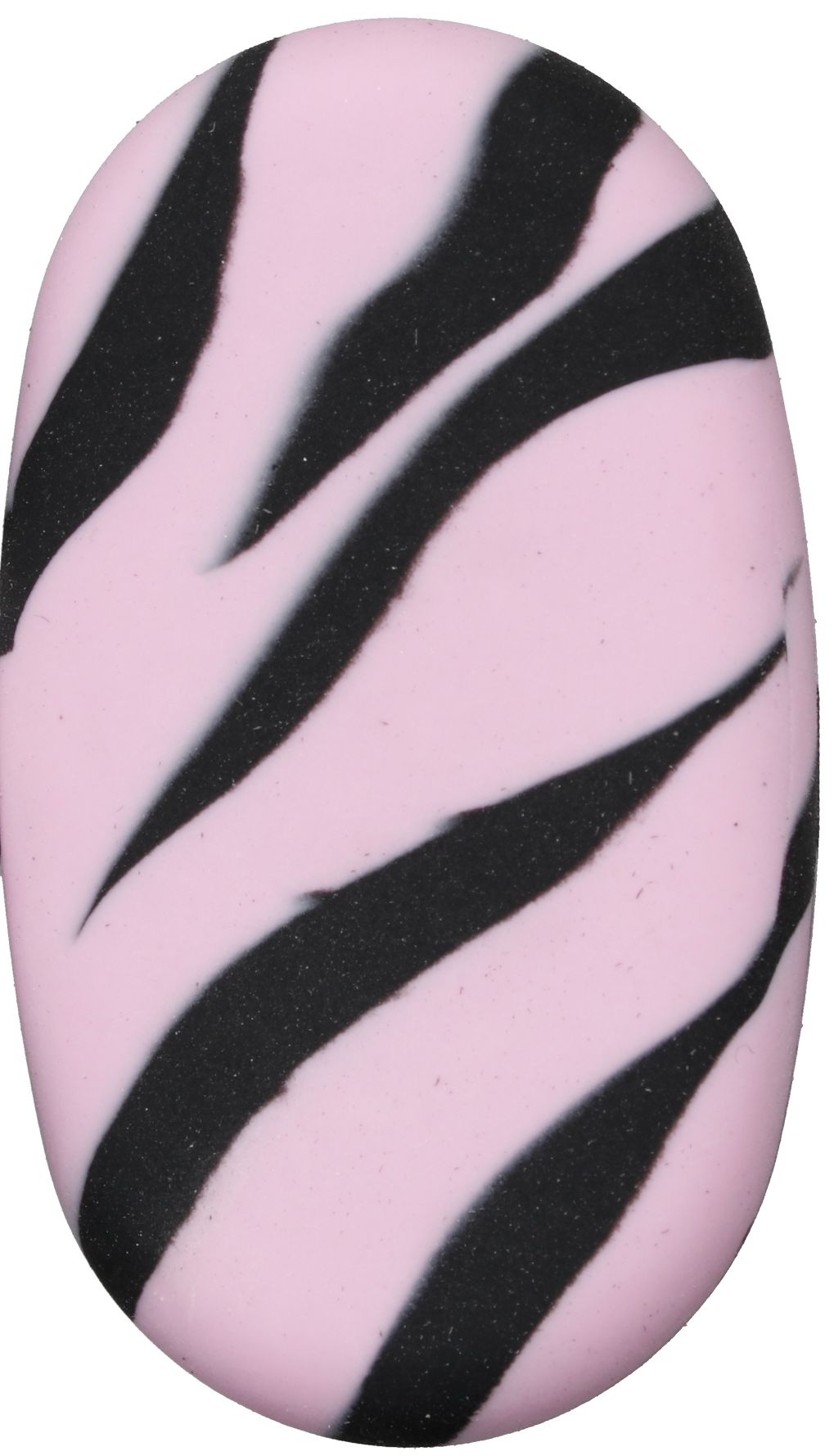 Zebra ett rosa och svartrandigt suddgummi från Hedlundgruppen.