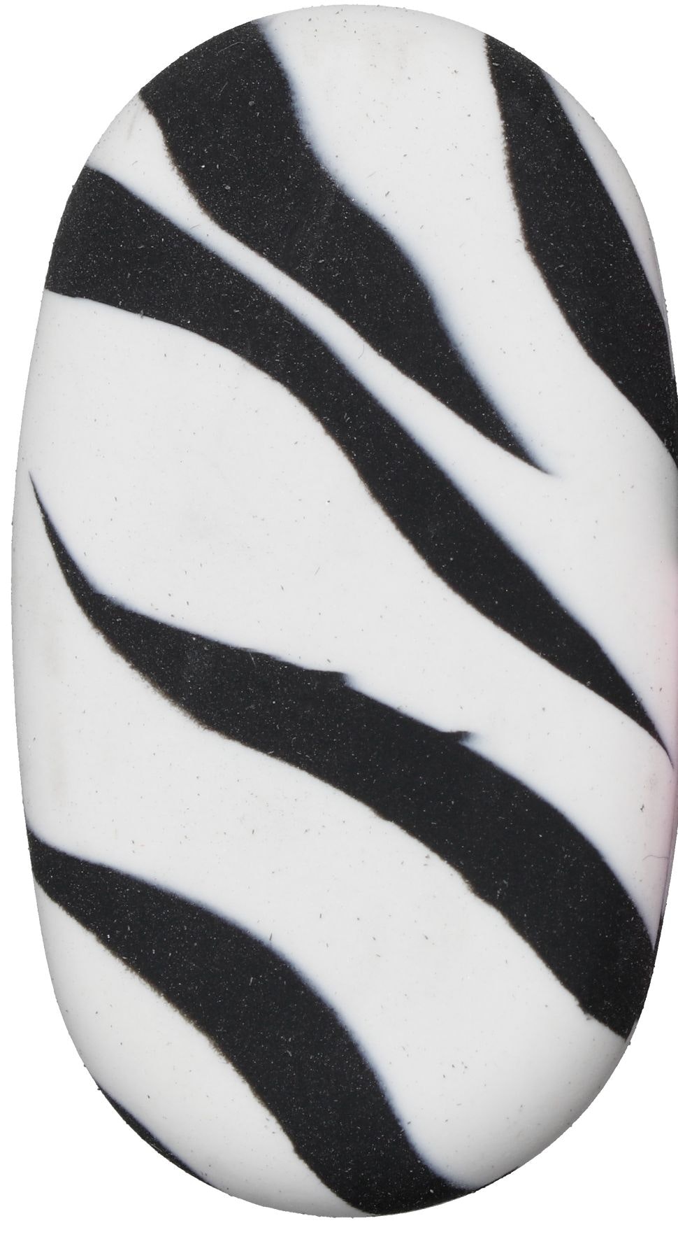 Zebra ett vitt och svartrandigt suddgummi från Hedlundgruppen.