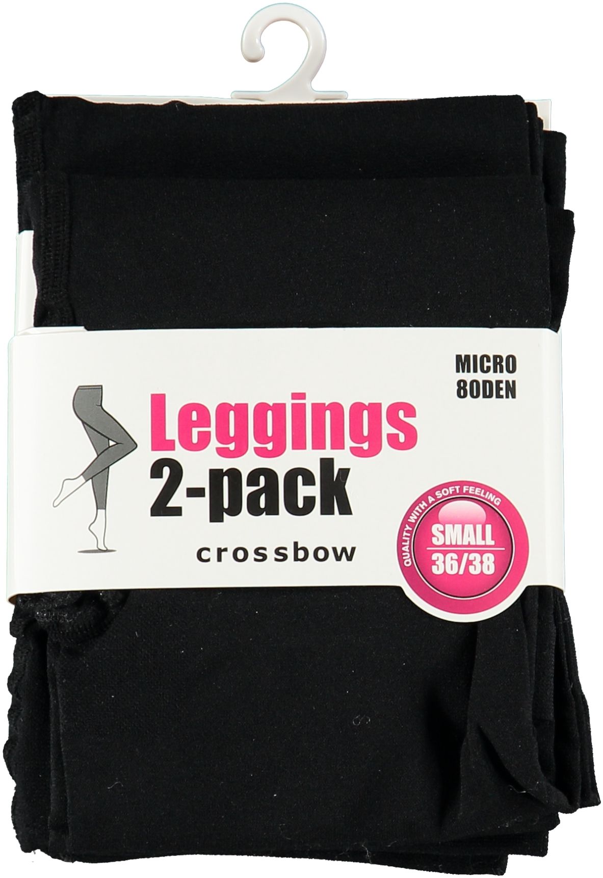 Leggings i 2-pack från Crossbow. Färg: Svart.