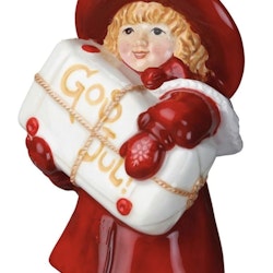 Jennys julflicka från Cult design. Färg: En porslinsfigur i julröda kläder.