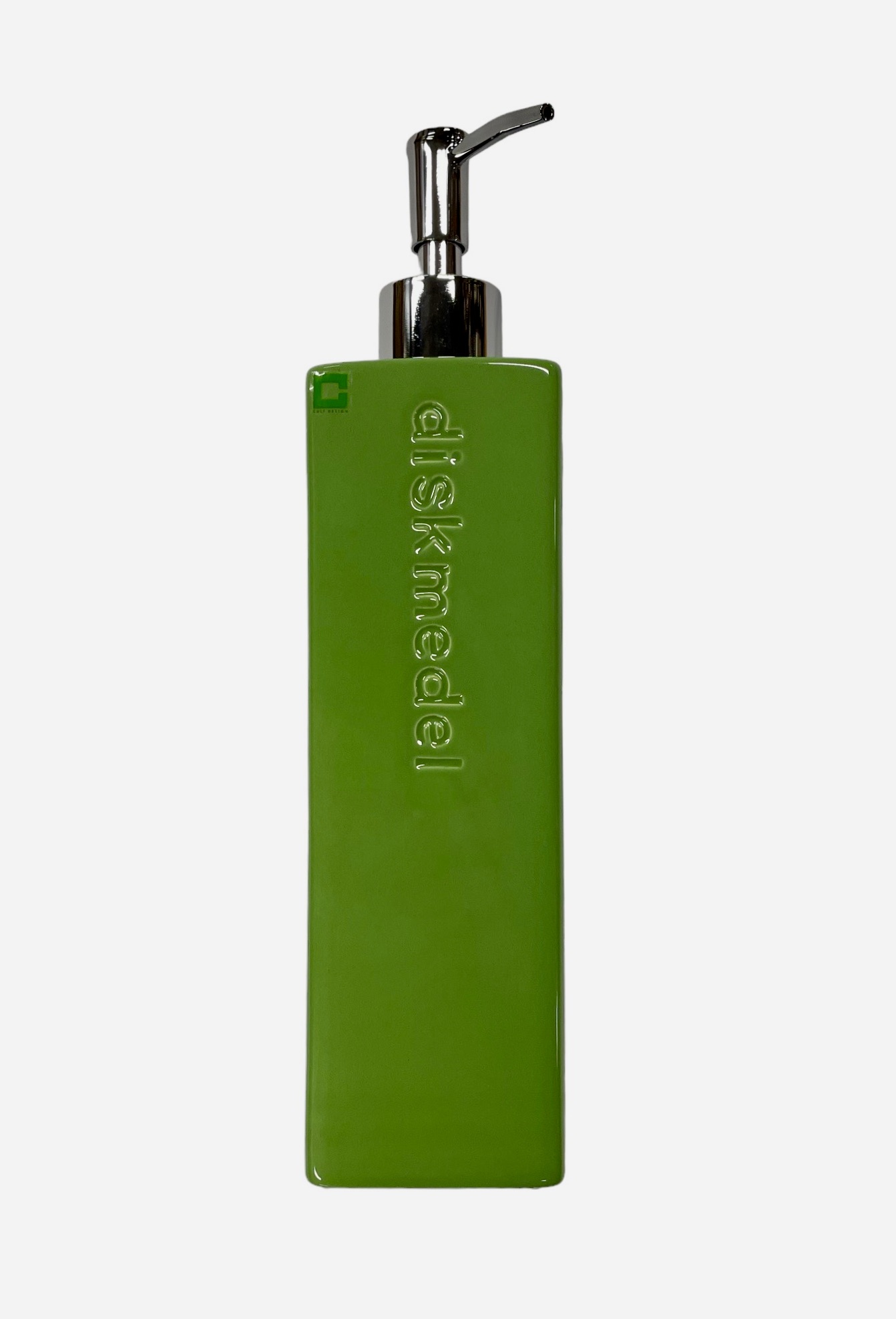 Tvålpump/diskmedelspump i grönt från Cult design höjd 25 cm.