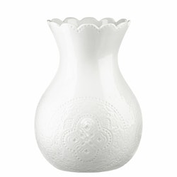 Orient blomvas stor vit från Cult design, mått 13 x 18 cm.