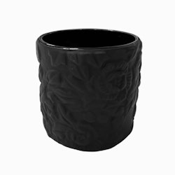 Blomkruka Cylinder black rose från Cult design i svart. Dia. 7,5 cm. H. 7,5 cm.