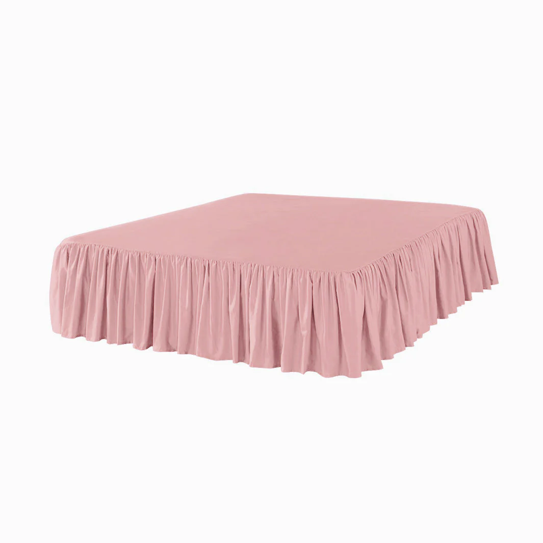 Milano en rosa sängkappa i satin i storlek 180x200 cm från Indusia design.