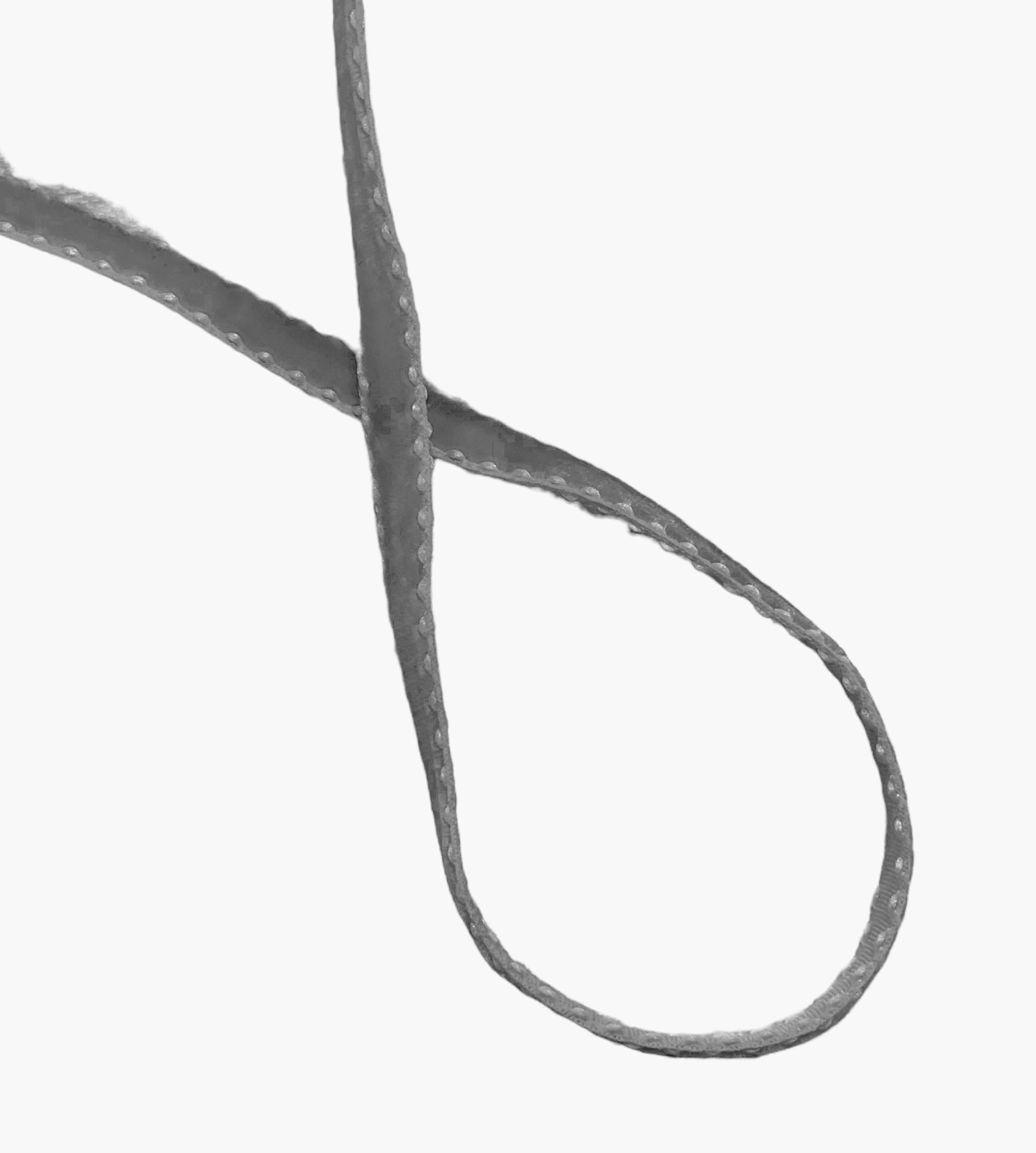 Sammetsband i grått i bredd 7 mm