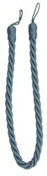Palmir ett blått gardinomtag från Svanefors i längd 80 cm