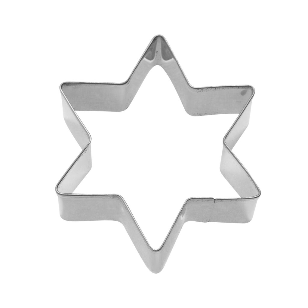 Stjärna en pepparkaksmått/form från Westmark i silver 6 cm