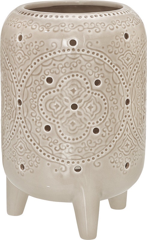 Cult design Orient lanterna i stengods i nougatfärg i mått Ø 12 H 18cm