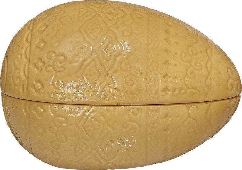 Cult design Orient ägg gömma är ett vackert senapsfärgat påskägg från Orient servisen