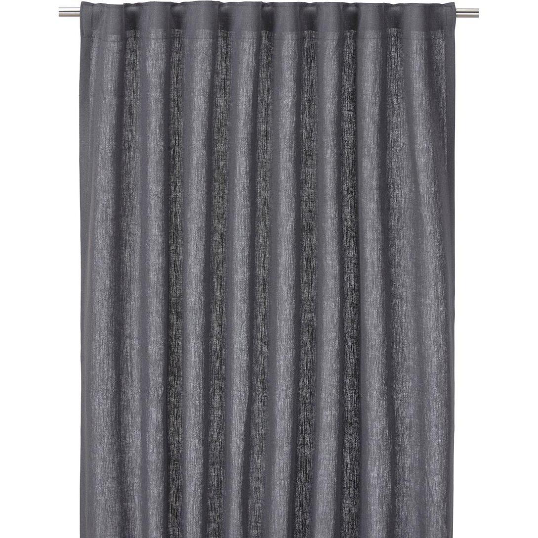 Svanefors Tuva en mörkgrå multibandslängd i 100% linne mått 1 x 140 x 280 cm