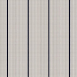 Antigua en ljusgrå markisväv/uteväv med en blå rand i bredd 130 cm