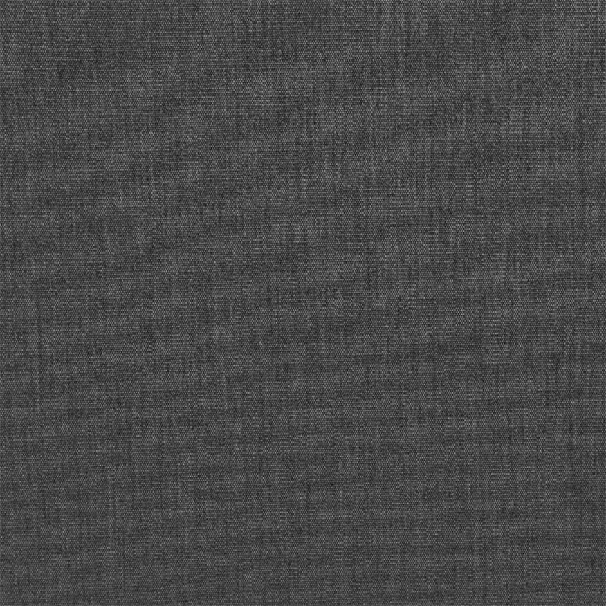 Caribien en mörkgrå enfärgad markisväv/uteväv i bredd 130 cm