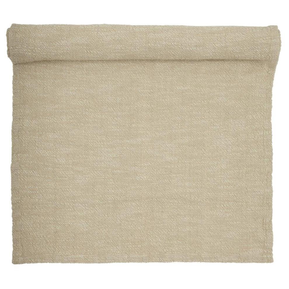 Boel & Jan Trolldalen duka en greige bordslöpare i bomull i mått 60 x 180 cm