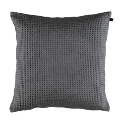 Noble house Waffle mörkgrått kuddfodral bomull mått 45 x 45 cm