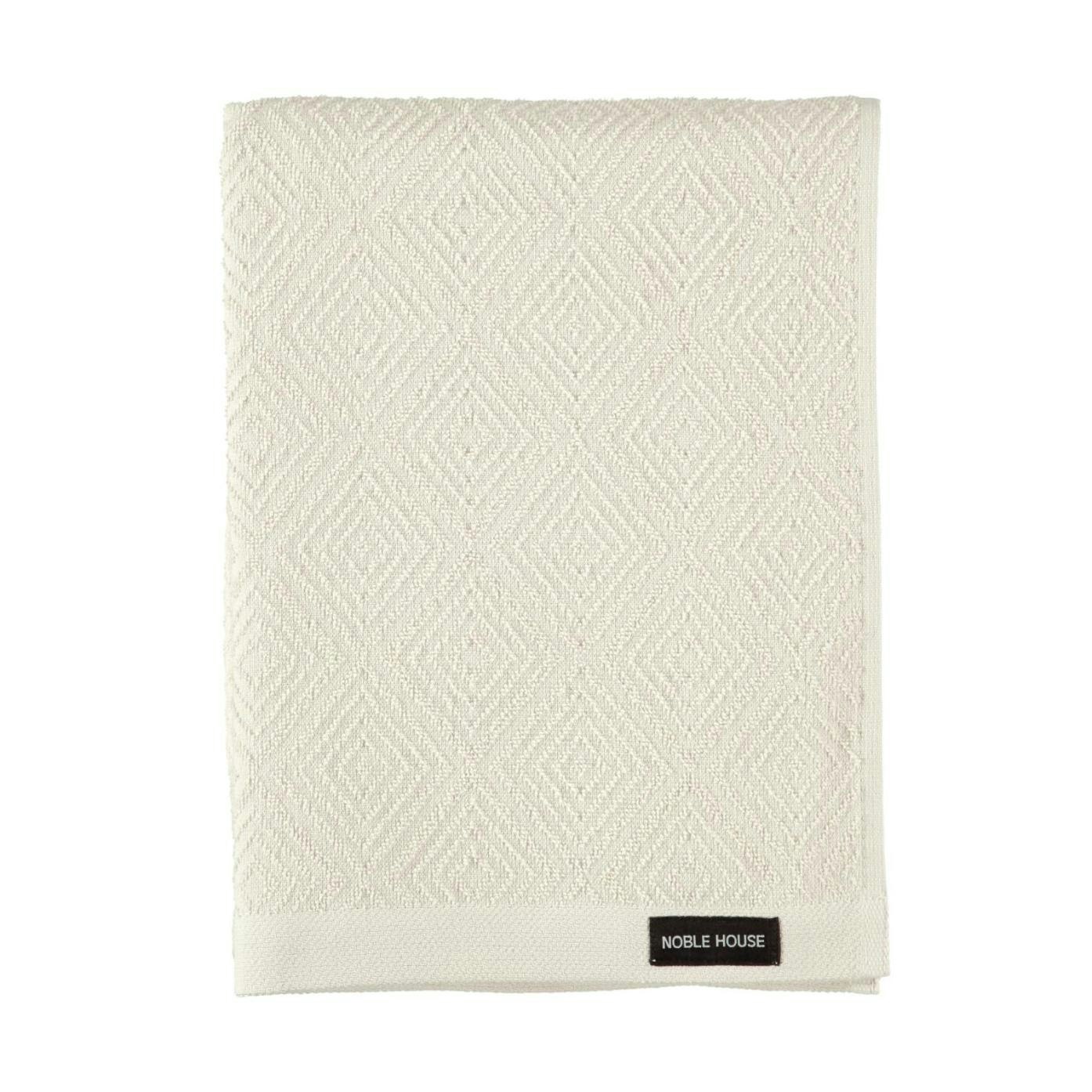 Noble house Diamond sandfärgat frottebadlakan mått 70 x 130 cm