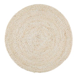 Noble house Maize beige rund bordstablett mått 38 cm