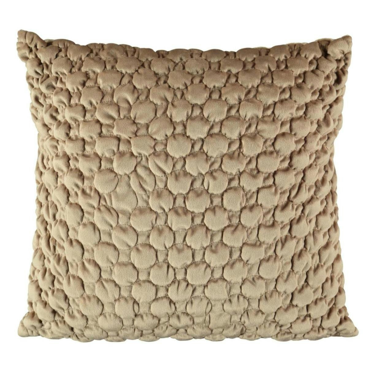Noble house Bubbles beige kuddfodral sammet mått 45 x 45 cm