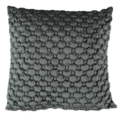 Noble house Bubbles grått kuddfodral sammet mått 45 x 45 cm