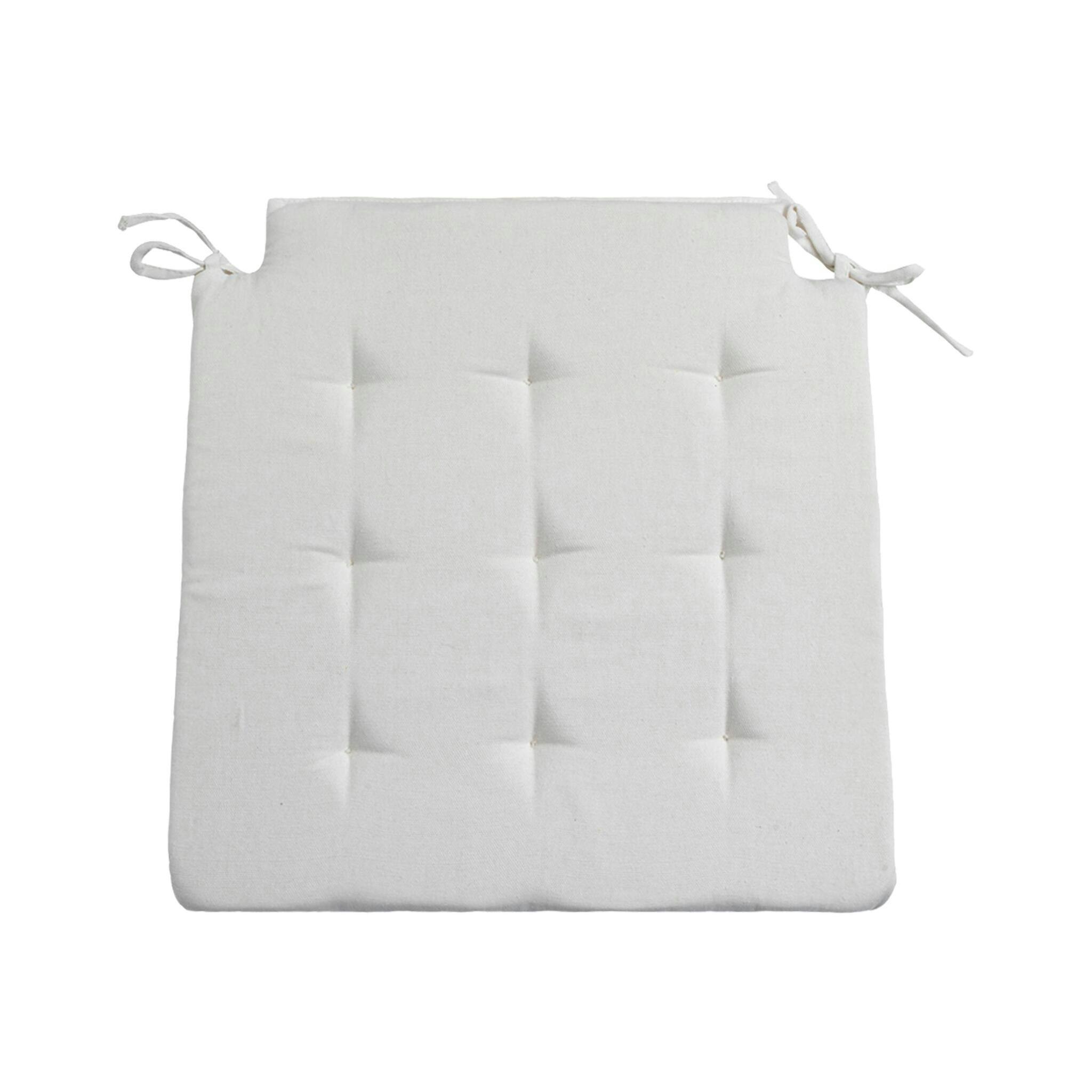 Noble house Shape vit stolsdyna mått 42 x 42 cm