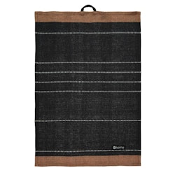 Noble house Stripe svart kökshandduk mått 45 x 65 cm