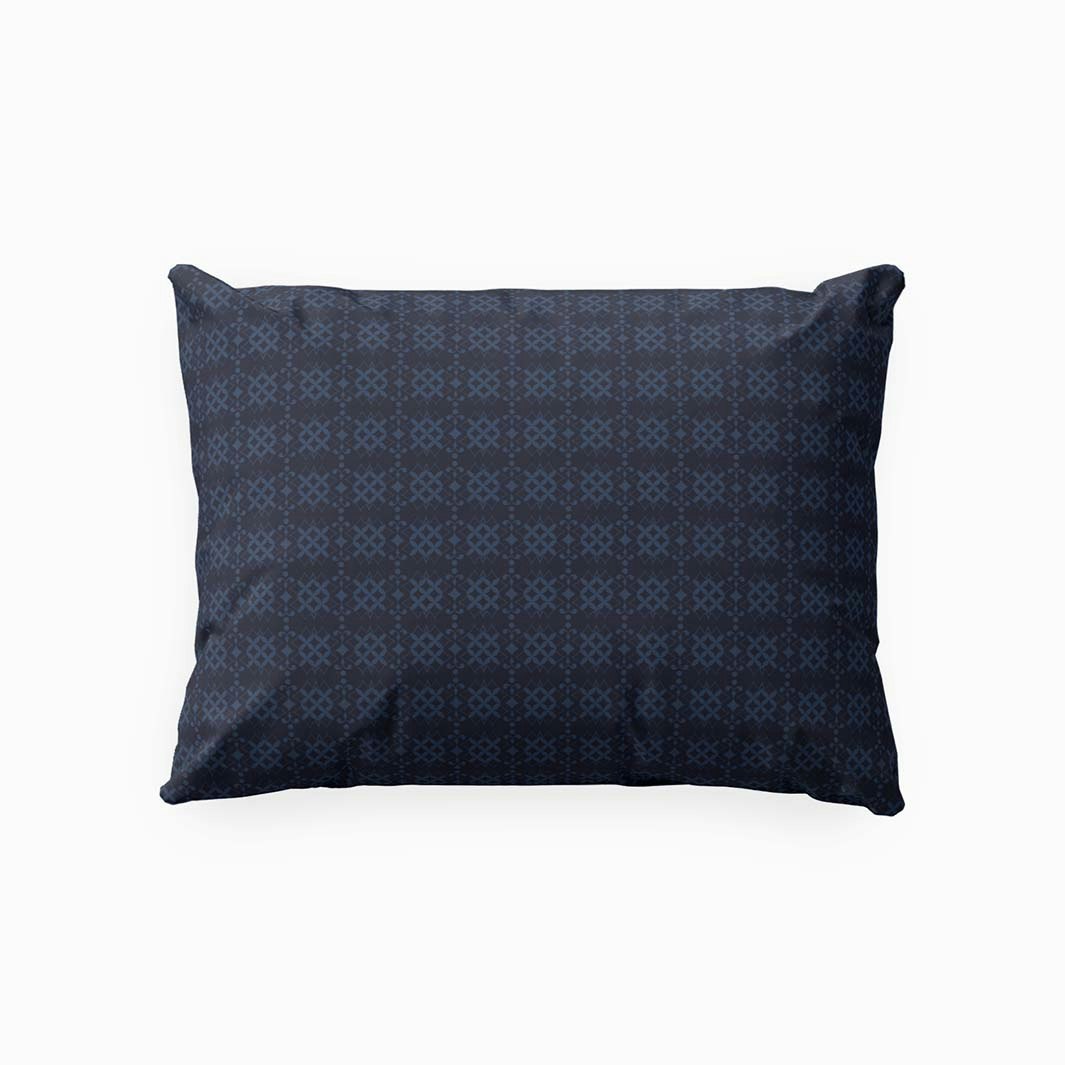 Brooklyn blue blått örngott 50 x 60 cm indusia design