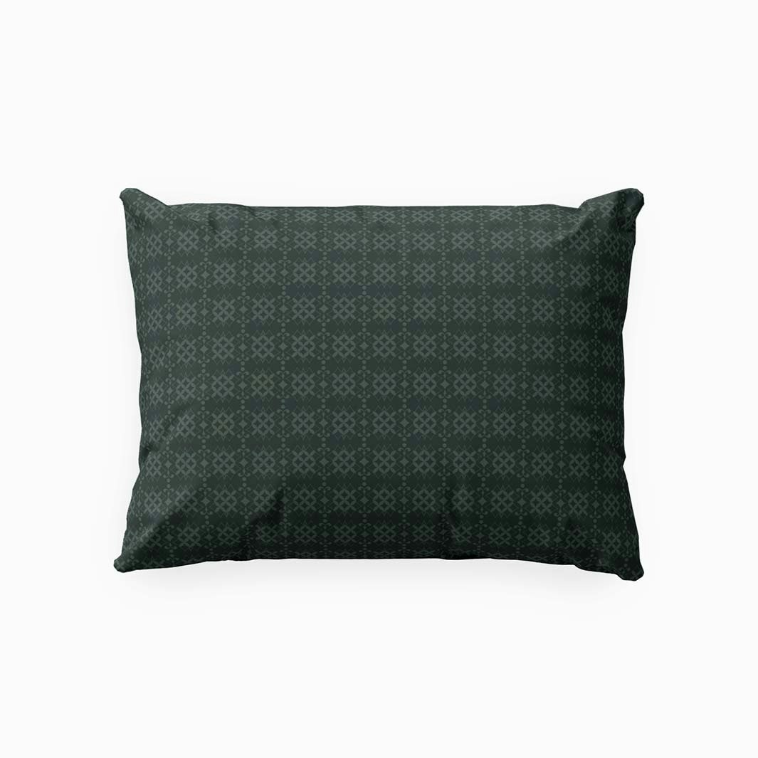 Brooklyn green grönt örngott 50 x 60 cm indusia design