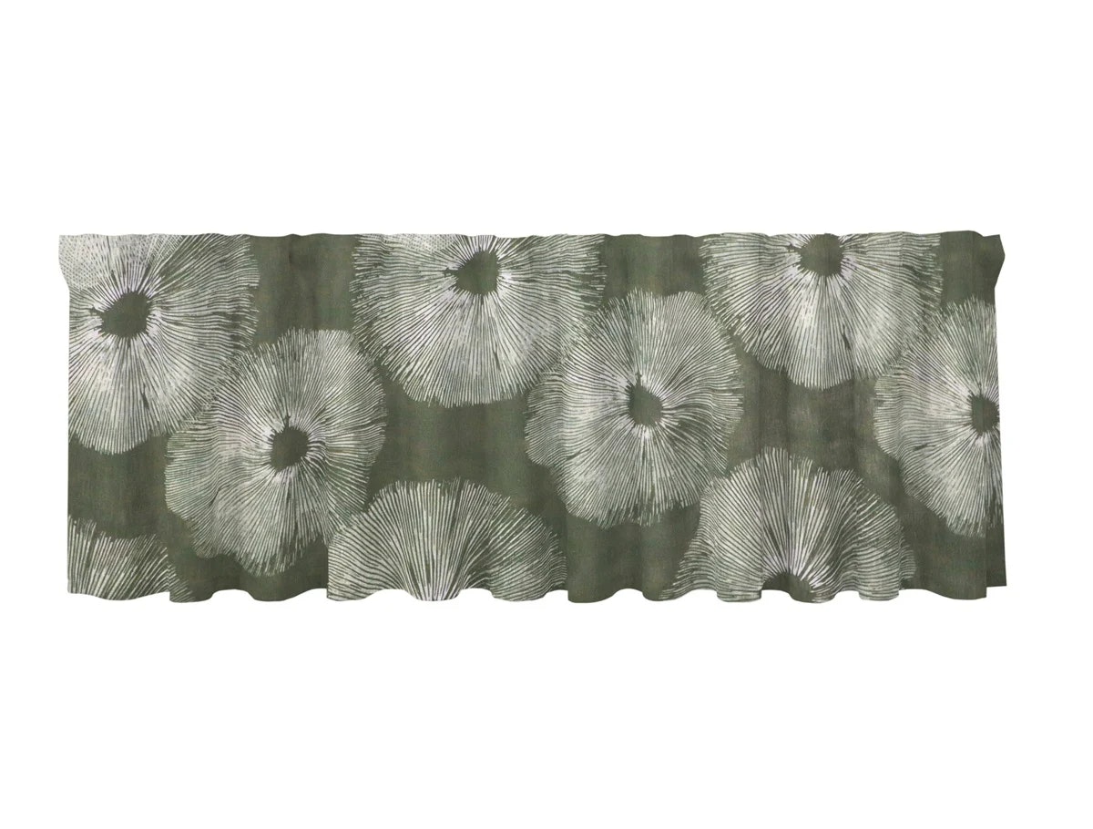 Fungus grön gardinkappa multiband Redlunds textil