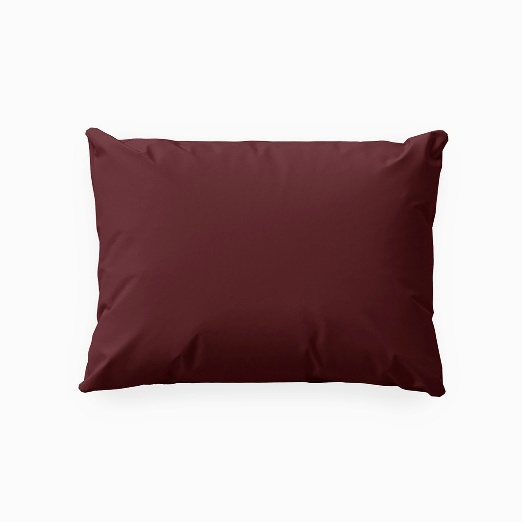 Milano vinrött bomullsflanell örngott 50 x 60 cm indusia design