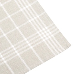 Classic textile linnefärgad vitrutig kökshandduk återvunna textilier 50 x70 cm