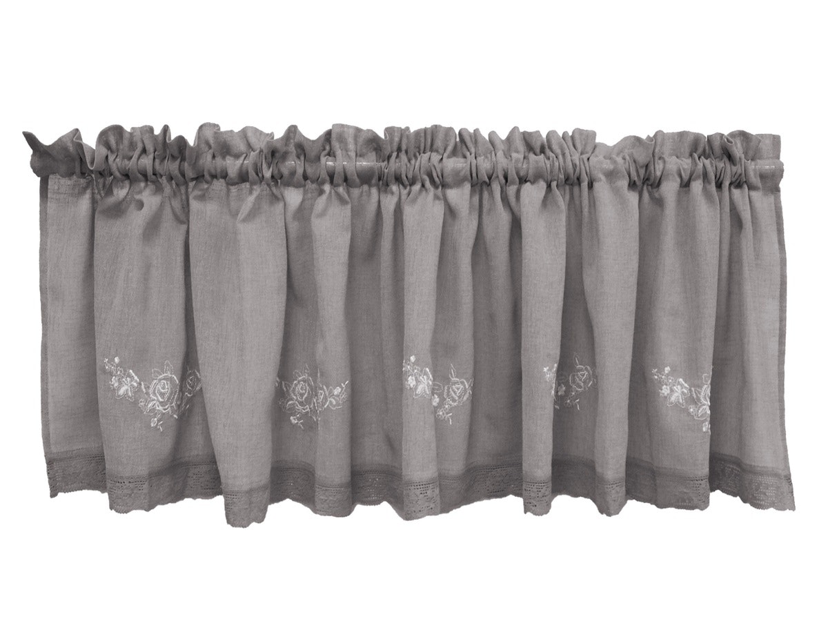 Torpa grå gardinkappa Redlunds textil