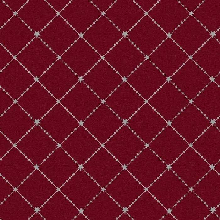 Julruta rödrutig metervara vaxduk Redlunds textil
