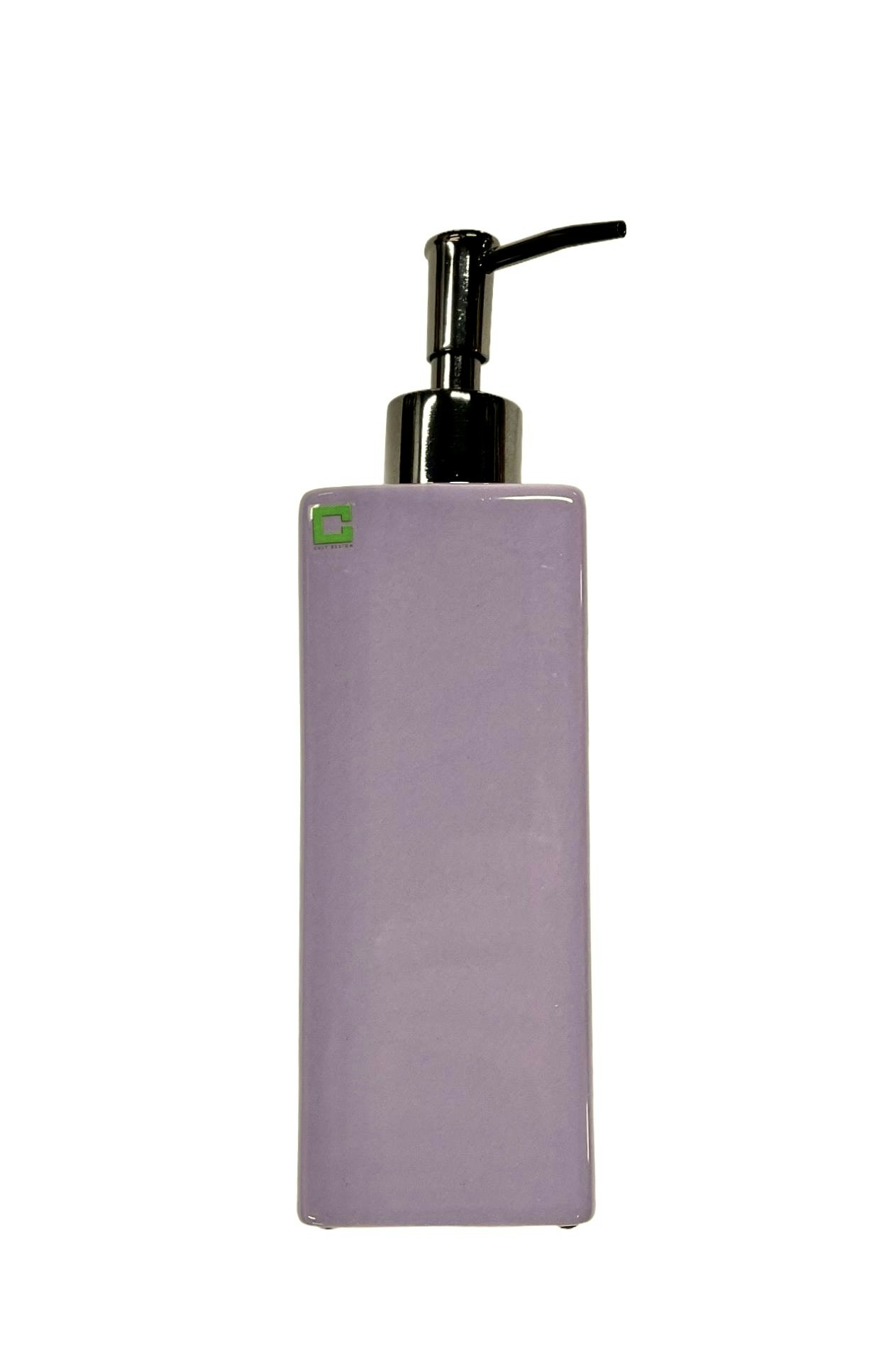 Tvålpump/diskmedelspump i färgen viol från Cult design, höjd 22 cm.