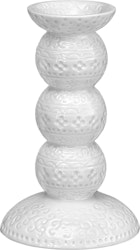 Orient Antik vit ljusstake Cult design höjd 14